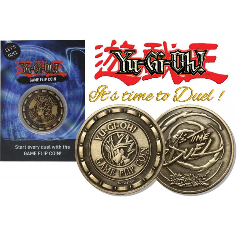 YU-GI-OH! OFFICIAL FLIP COIN MONETA FANATTIK