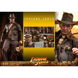 INDIANA JONES AND THE DIAL OF DESTINY MOVIE MASTERPIECE ACTION FIGURE HOT TOYS