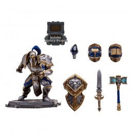 WORLD OF WARCRAFT HUMAN PALADIN & WARRIOR COMMON ACTION FIGURE MC FARLANE