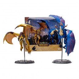 MC FARLANE WORLD OF WARCRAFT DRAKE 2-PACK ACTION FIGURES