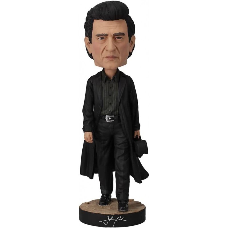 JOHNNY CASH HEADKNOCKER BOBBLE HEAD FIGURE ROYAL BOBBLES