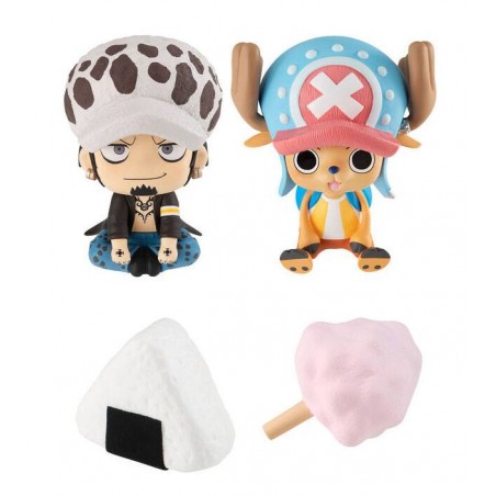 ONE PIECE LOOK UP TRAFALGAR LAW AND CHOPPER LIMITED VER MINI FIGURES