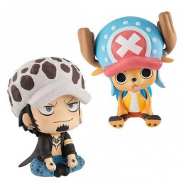 MEGAHOUSE ONE PIECE LOOK UP TRAFALGAR LAW AND CHOPPER LIMITED VER MINI FIGURES