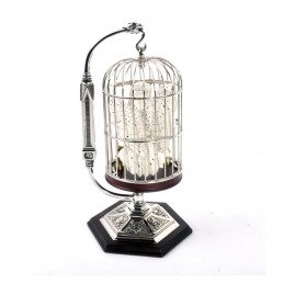 NOBLE COLLECTIONS HARRY POTTER HEDWIG AND CAGE FIGURE REPLICA