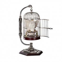 NOBLE COLLECTIONS HARRY POTTER HEDWIG AND CAGE FIGURE REPLICA