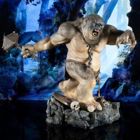 LORD OF THE RINGS CAVE TROLL DELUXE GALLERY 29CM STATUA FIGURE