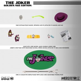 MEZCO TOYS DC COMICS THE JOKER GOLDEN AGE EDITION ONE:12 COLLECTIVE ACTION FIGURE
