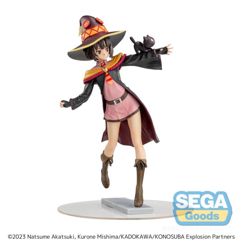 KONOSUBA MEGUMIN AND CHOMUSUKE LUMINASTA FIGURE STATUA SEGA GOODS