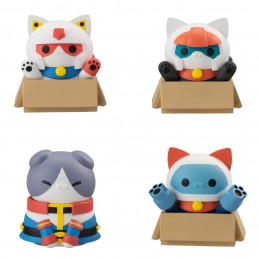 MOBILE SUIT GUNDAM TRADING FIGURE MEGA CAT PROJECT NYANDAM WE ARE THE EARTH FEDERATION FORCE SPECIAL SET 9-PACK MINI FIGURES ...
