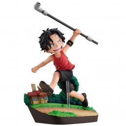 MEGAHOUSE ONE PIECE GEM PORTGAS D. ACE RUN RUN RUN STATUE FIGURE