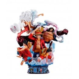 PETITRAMA DX ONE PIECE LOGBOX REBIRTH LUFFY SPECIAL FIGURE MEGAHOUSE