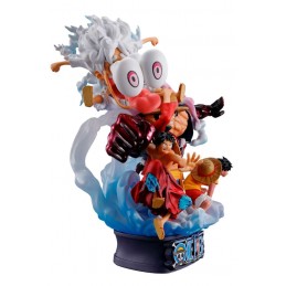 PETITRAMA DX ONE PIECE LOGBOX REBIRTH LUFFY SPECIAL FIGURE MEGAHOUSE