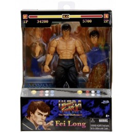 JADA TOYS ULTRA STREET FIGHTER II FEI LONG ACTION FIGURE