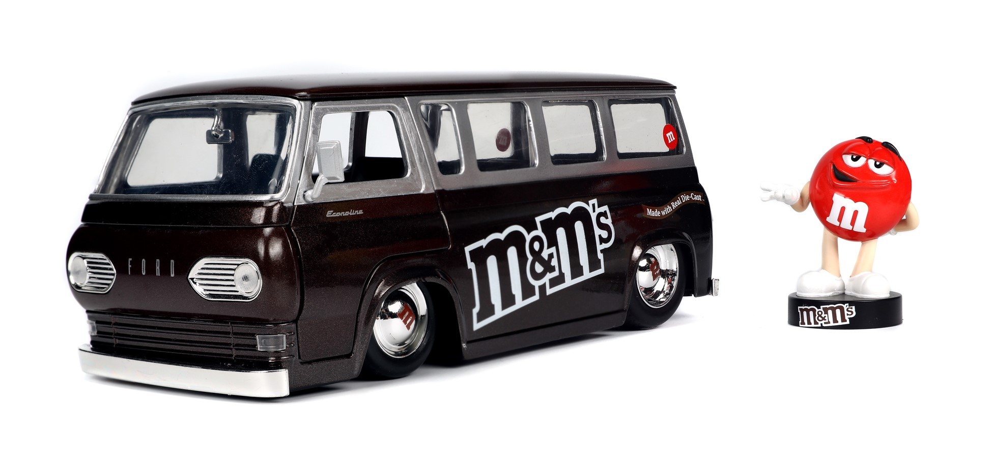 BUY M&M'S 1965 FORD ECONOLINE WITH RED FIGURE DIE CAST 1/24 MODEL J...