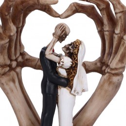 FROM THIS DAY FORWARD SKELETON WEDDING BRIDE AND GROOM ORNAMENT FIGURE NEMESIS NOW