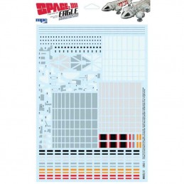 MPC SPACE 1999 EAGLE TRANSPORTER PANELING DECALS