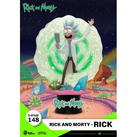 D-STAGE 148 RICK AND MORTY RICK STATUE FIGURE DIORAMA