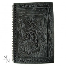NEMESIS NOW DRAGONS KINGDOM RESIN COVER JOURNAL A5 WIRED NOTEBOOK