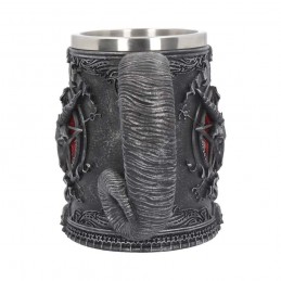 NEMESIS NOW BAPHOMET TANKARD RESIN 16CM BOCCALE