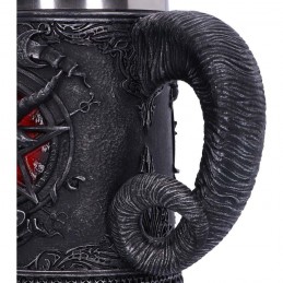 NEMESIS NOW BAPHOMET TANKARD RESIN 16CM BOCCALE