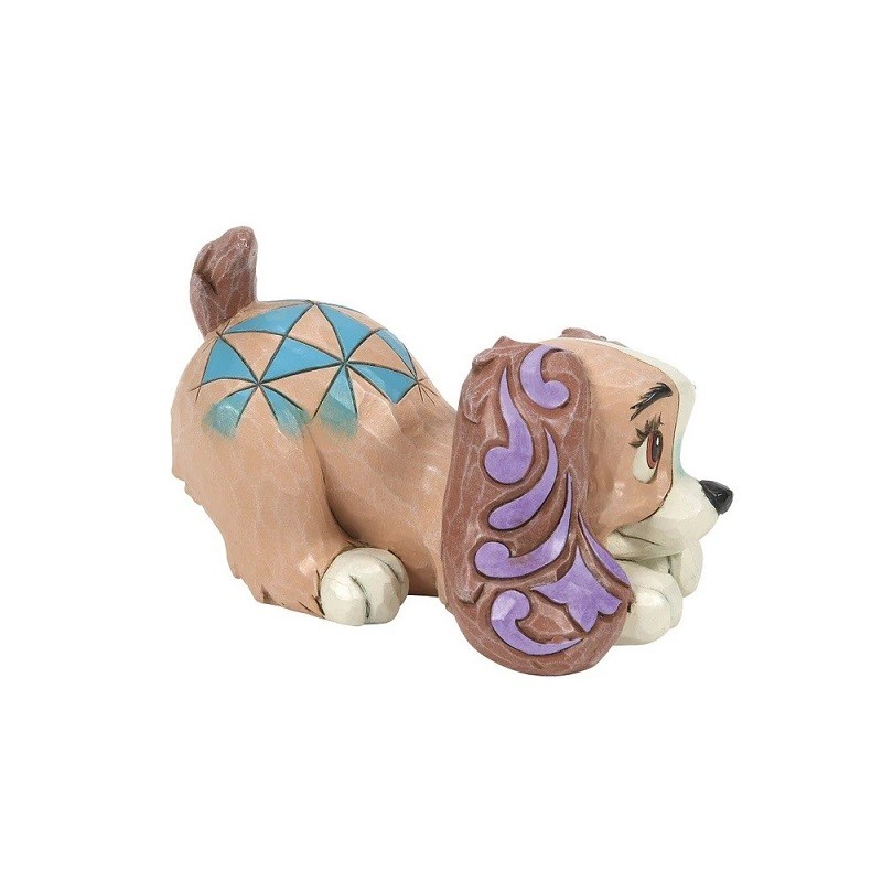 Enesco Disney Tradition Oggetto Decorativo Lilly e il Vagabondo