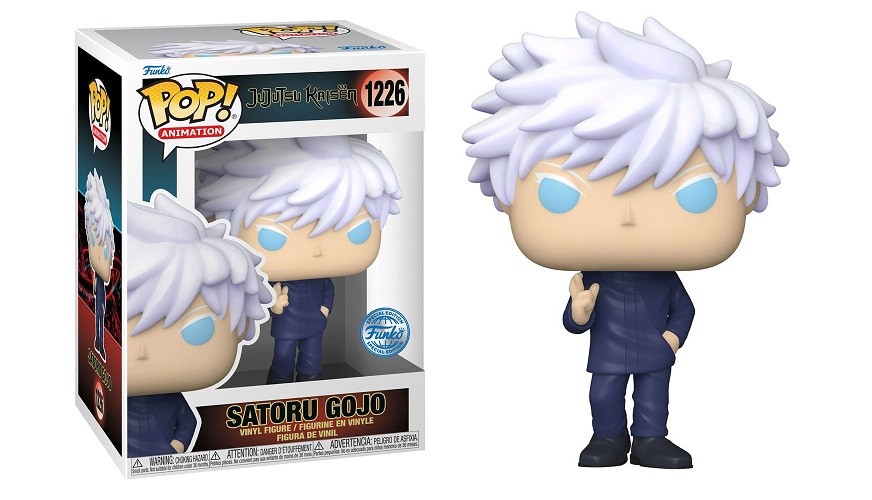 FUNKO FUNKO POP! JUJUTSU KAISEN SATORU GOJO UNMASKED BOBBLE HEAD FI...