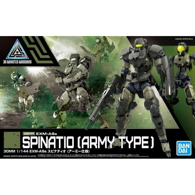 30MM SPINATIO ARMY TYPE 1/144 MODEL KIT ACTION FIGURE BANDAI