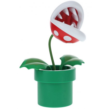 SUPERMARIO PIRANHA PLANT POSABLE LAMP LAMPADA POSABILE