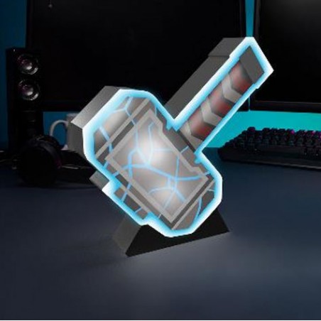 MARVEL THOR HAMMER 2D LIGHT LAMPADA