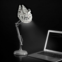 STAR WARS MILLENNIUM FALCON POSABLE DESK LAMP LAMPADA DA TAVOLO PALADONE PRODUCTS