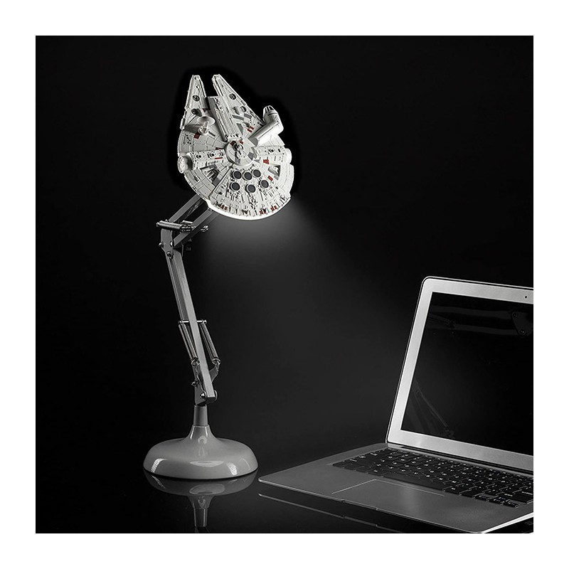 STAR WARS MILLENNIUM FALCON POSABLE DESK LAMP LAMPADA DA TAVOLO PALADONE PRODUCTS