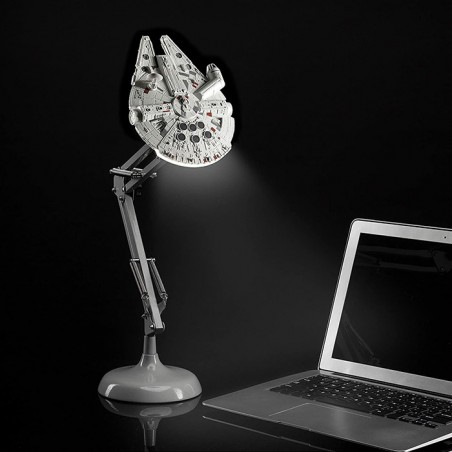 STAR WARS MILLENNIUM FALCON POSABLE DESK LAMP LAMPADA DA TAVOLO