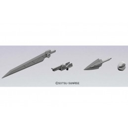 BANDAI GUNPLA BUILDERS PARTS HD MS SWORD 01 MODEL KIT