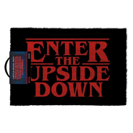 STRANGER THINGS ENTER THE UPSIDE DOWN DOORMAT ZERBINO 40X60CM