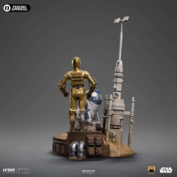 IRON STUDIOS STAR WARS C3-PO AND R2-D2 BDS ART SCALE DELUXE 1/10 STATUE FIGURE