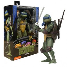 NECA TEENAGE MUTANT NINJA TURTLES 1990 MOVIE LEONARDO ACTION FIGURE