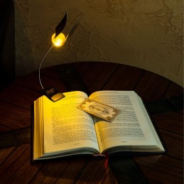 HARRY POTTER GOLDEN SNITCH CLIP LIGHT 1 LUCE DA LIBRO PALADONE PRODUCTS