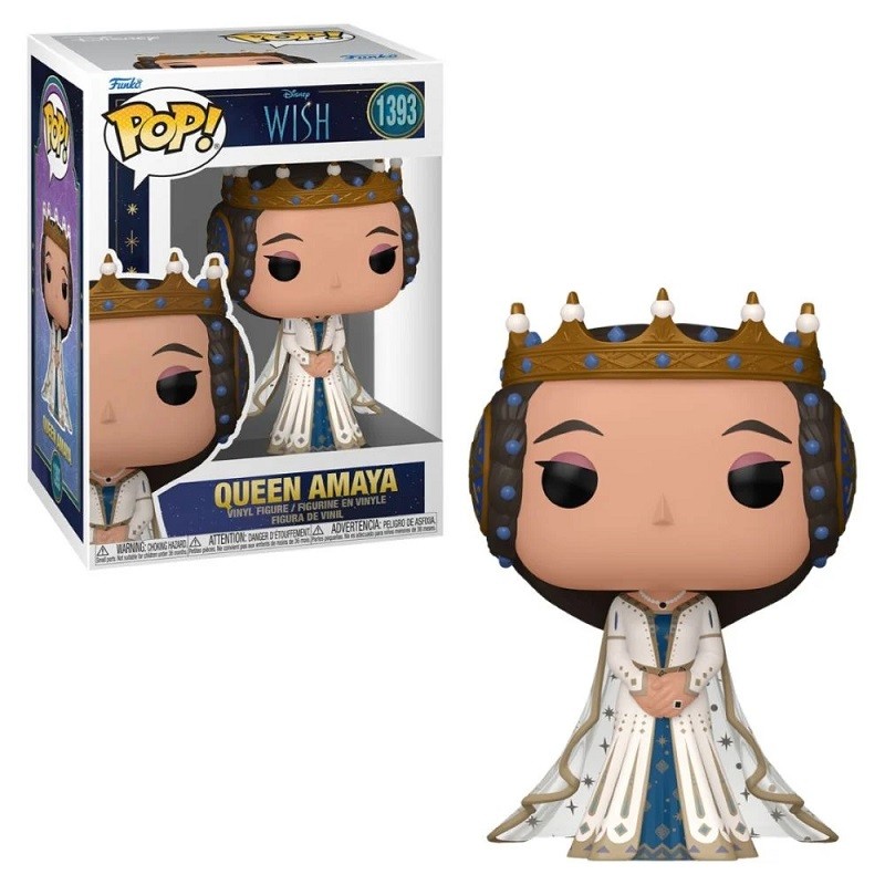 BUY FUNKO POP! DISNEY WISH QUEEN AMAYA BOBBLE HEAD FIGURE FUNKO