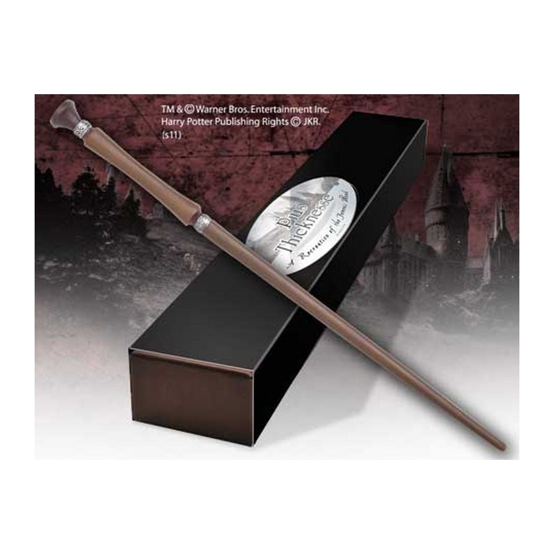 HARRY POTTER WAND PIUS THICKNESSES REPLICA BACCHETTA NOBLE COLLECTIONS