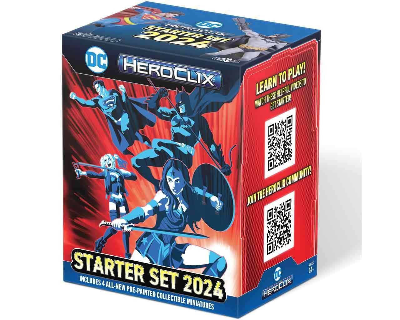 WIZKIDS DC COMICS HEROCLIX STARTER SET 2024