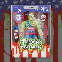 SUPER7 TOXIC CRUSADERS ULTIMATES TOXIE ACTION FIGURE