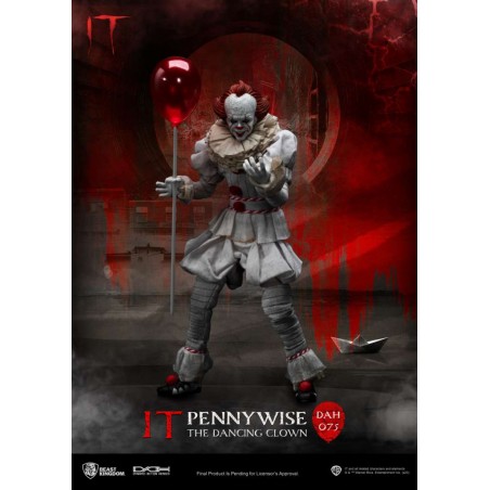 IT PENNYWISE THE DANCING CLOWN DAH-075 ACTION FIGURE