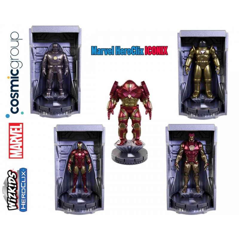 BUY MARVEL COMICS HEROCLIX ICONIX IRON MAN HALL OF ARMOR WIZKIDS