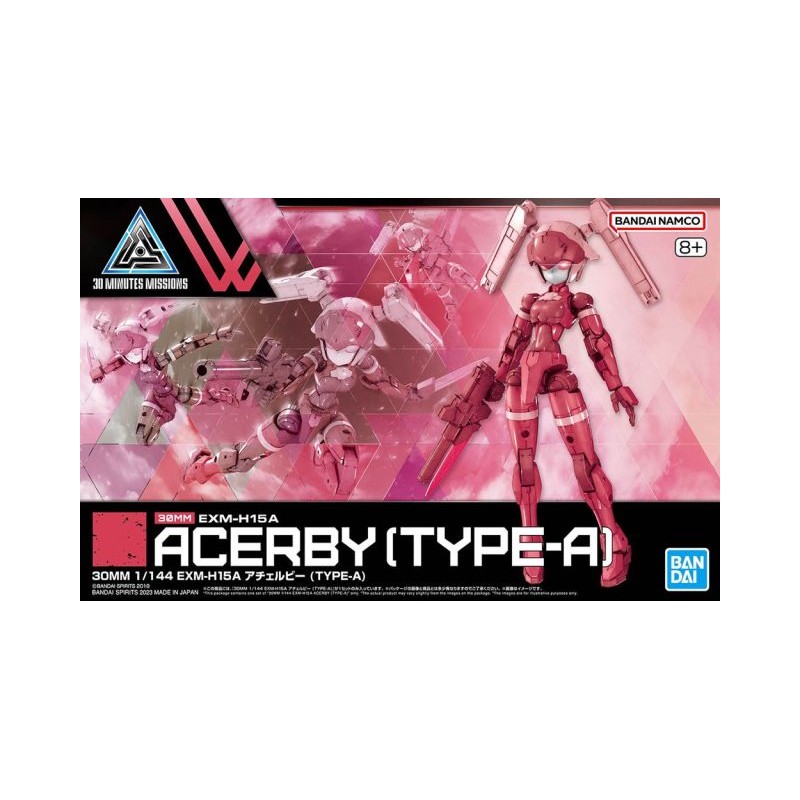 BANDAI 30MM EXM-H15A ACERBY TYPE-A 1/144 MODEL KIT FIGURE