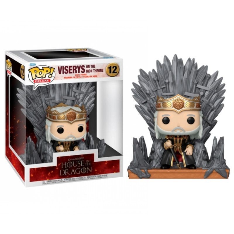 BUY FUNKO POP! HOUSE OF THE DRAGON VISERYS ON THE IRON THRONE DELUX