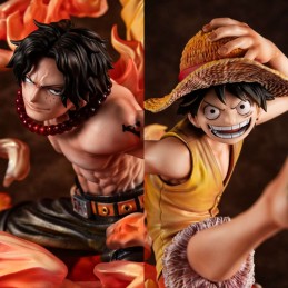 ONE PIECE P.O.P. NEO MAXX LUFFY AND ACE 20TH L.E. STATUA FIGURE MEGAHOUSE