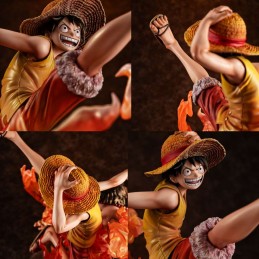 ONE PIECE P.O.P. NEO MAXX LUFFY AND ACE 20TH L.E. STATUA FIGURE MEGAHOUSE