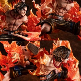 ONE PIECE P.O.P. NEO MAXX LUFFY AND ACE 20TH L.E. STATUA FIGURE MEGAHOUSE