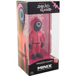 NOBLE COLLECTIONS SQUID GAME MASKED GUARD MINIX COLLECTIBLE FIGURINE FIGURE
