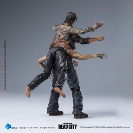 HIYA TOYS THE WALKING DEAD EXQUISITE WALKER KING DEAD CITY ACTION FIGURE